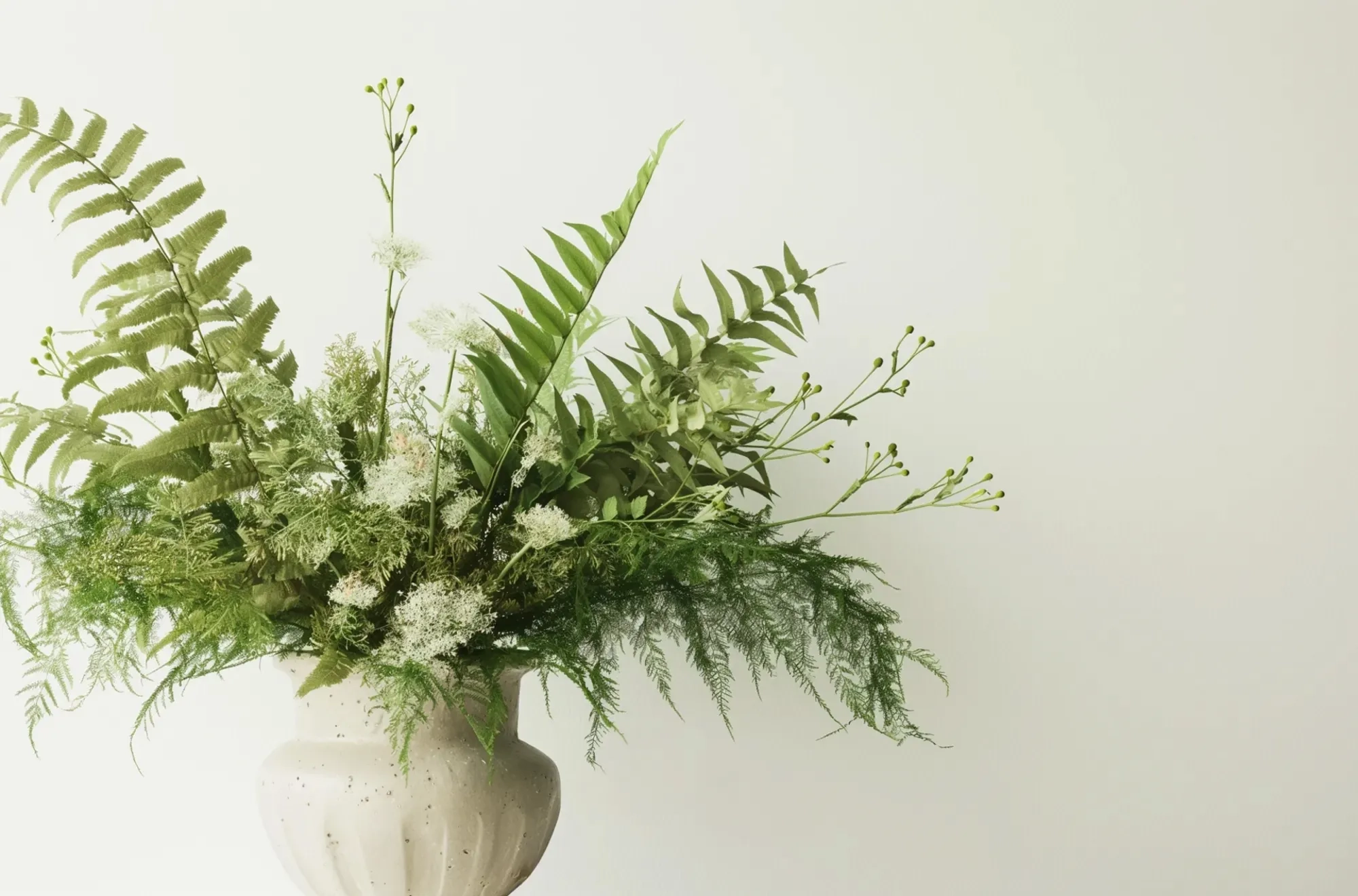 Decoracion con plantas en tanatorio